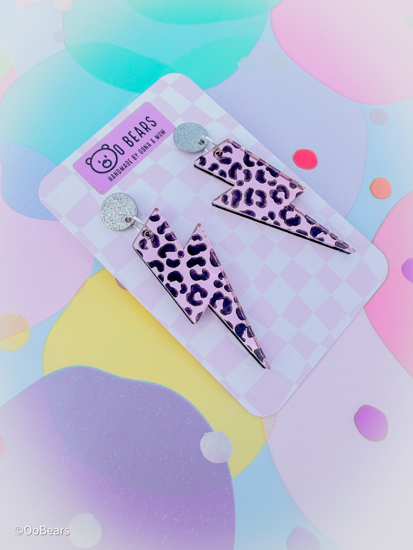 Leopard Bolts Pink