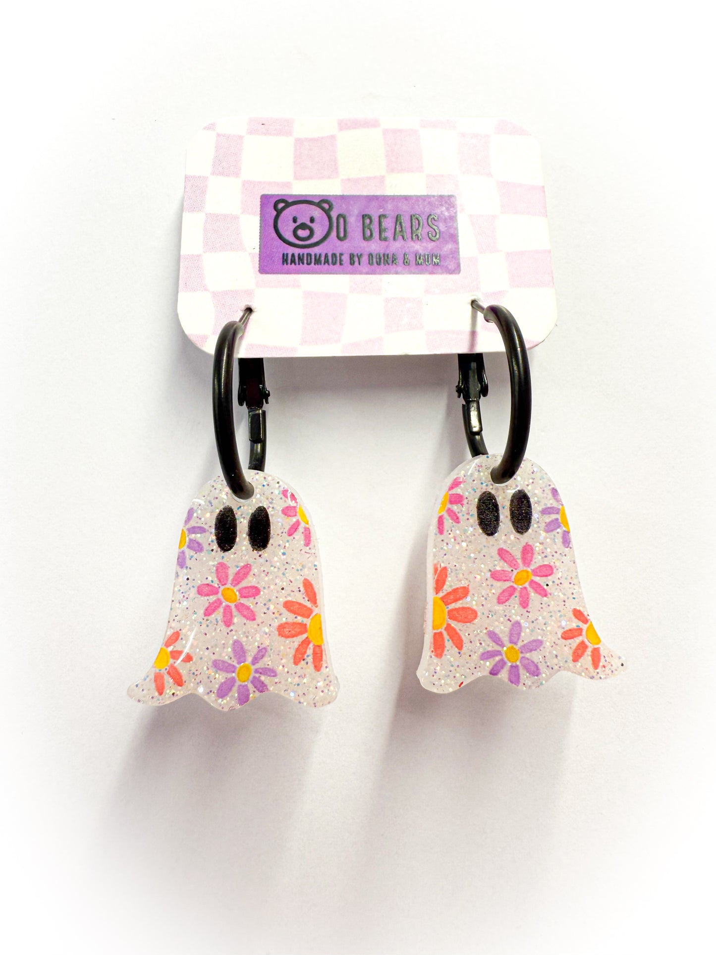 Ghost Hoops Glow In The Dark