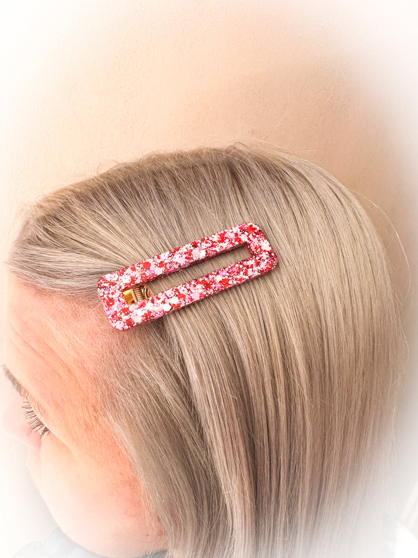 Pink Glitz Hairclips