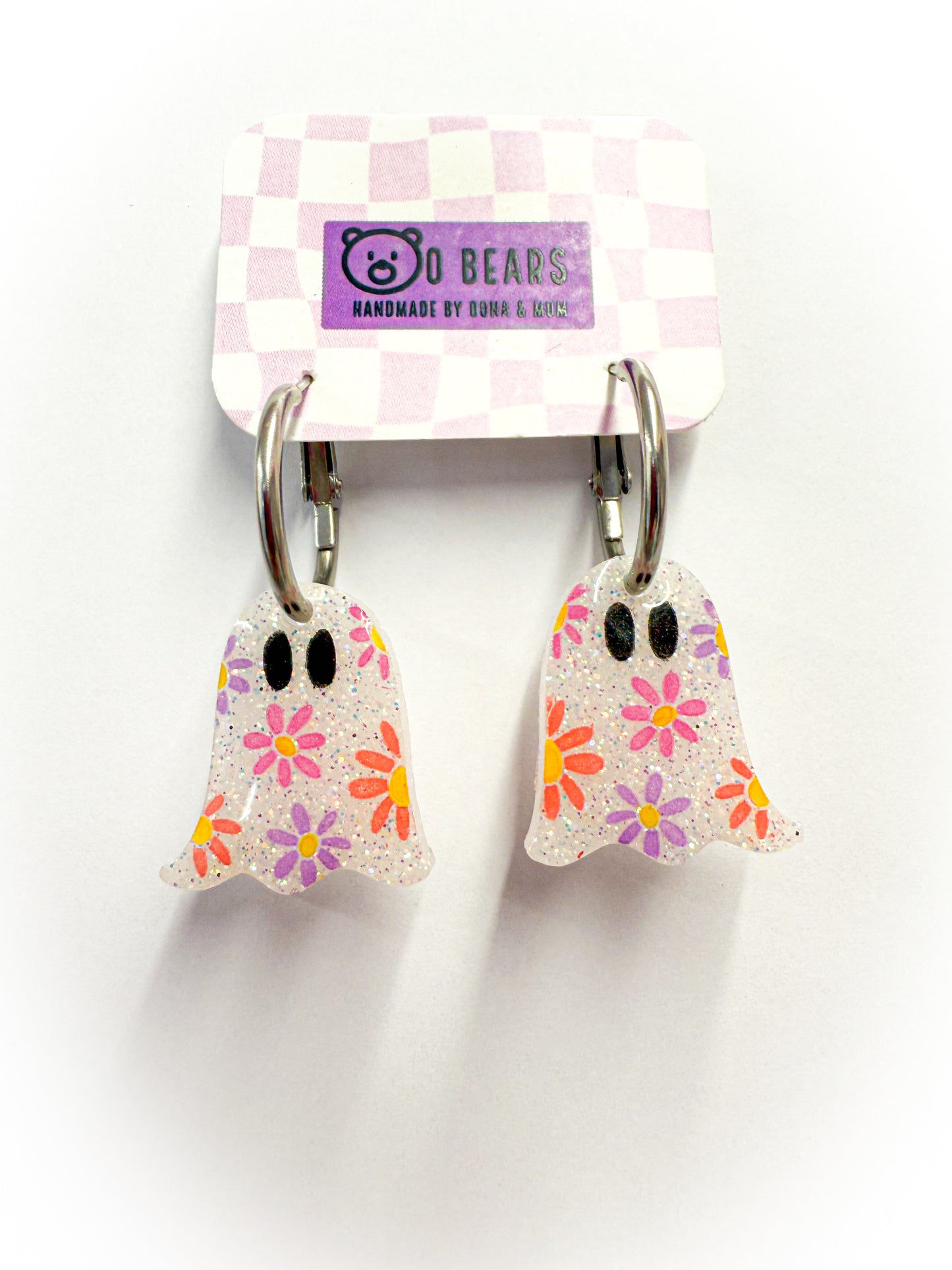 Ghost Hoops Glow In The Dark