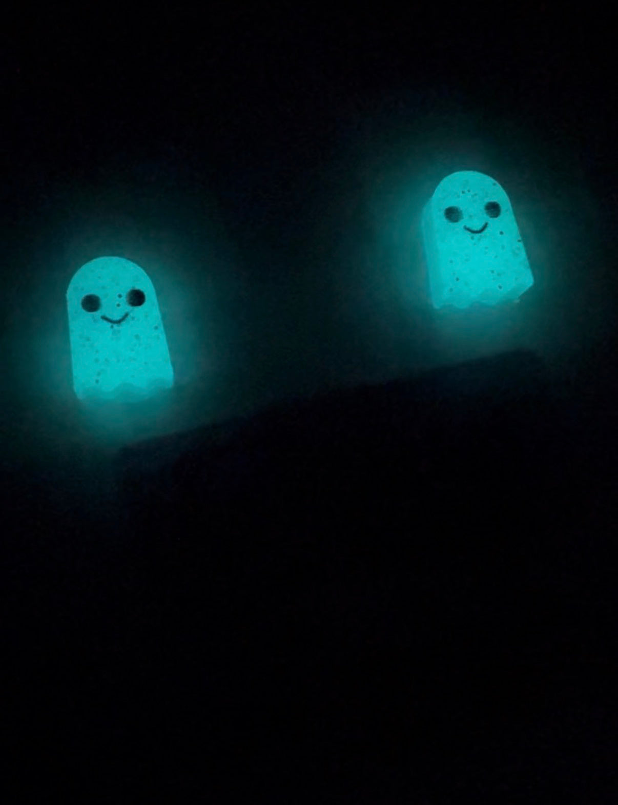 Glow in Dark Mini Ghost Studs