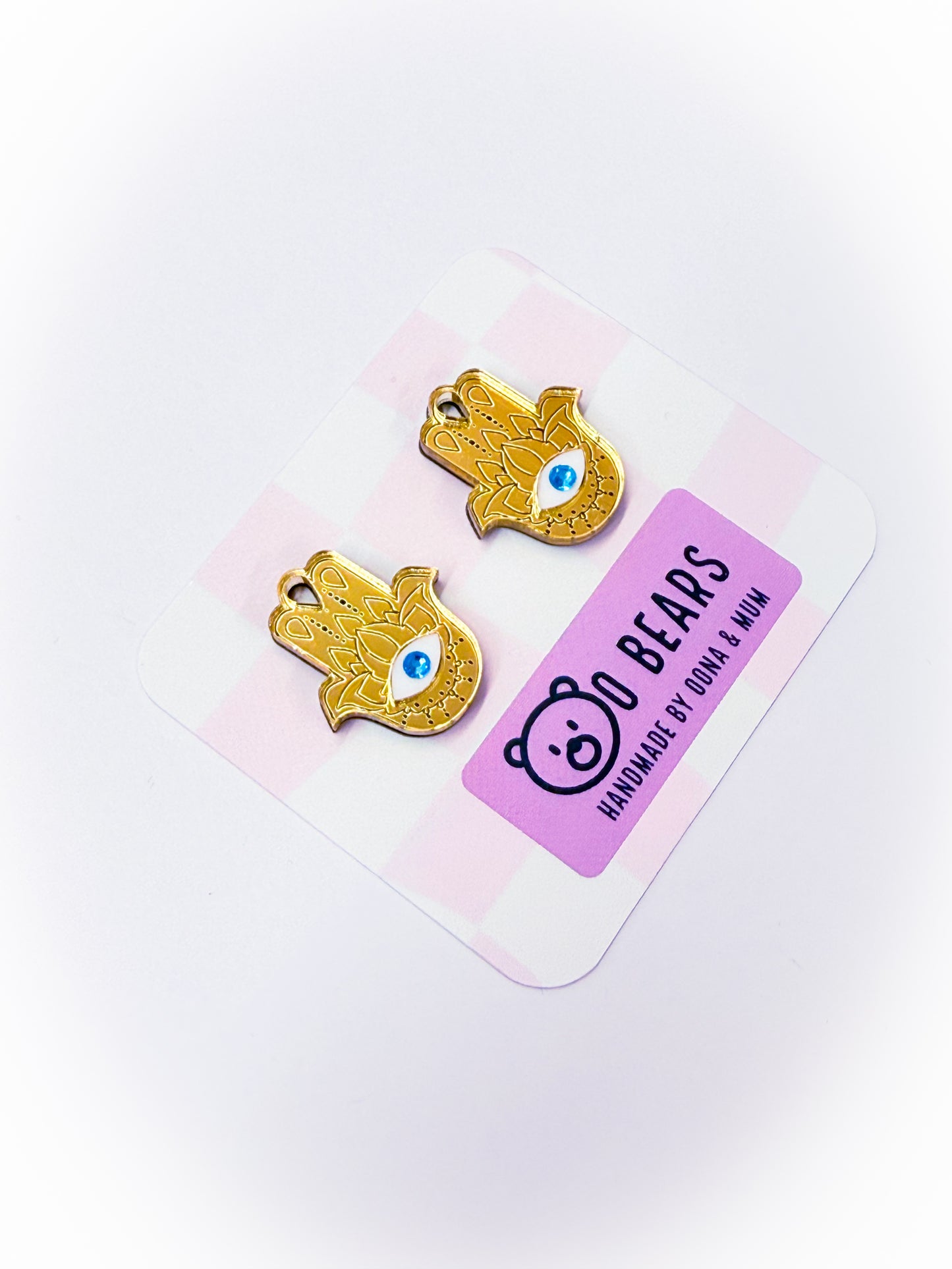 Hamsa Hand Hoops