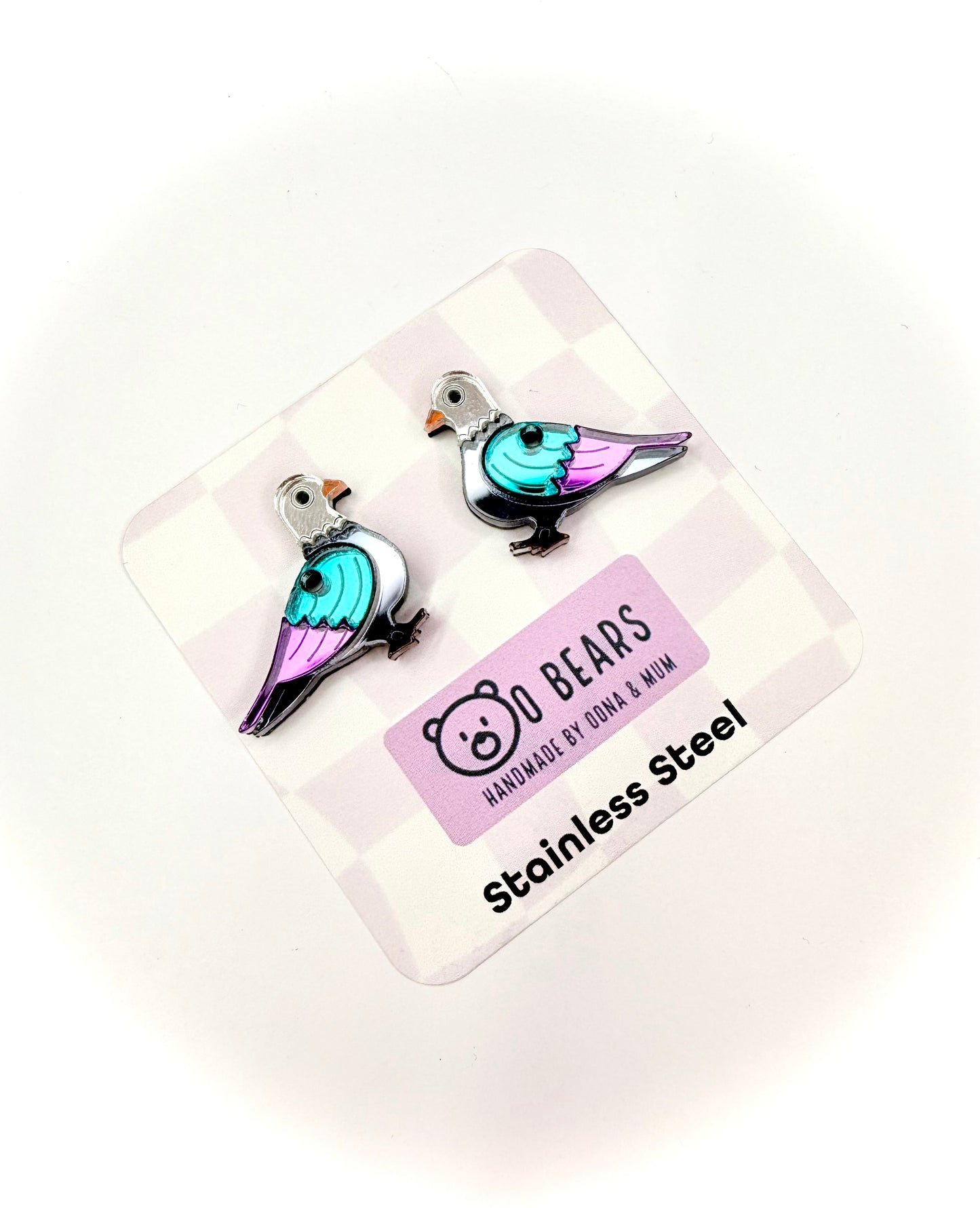Pigeon Earrings