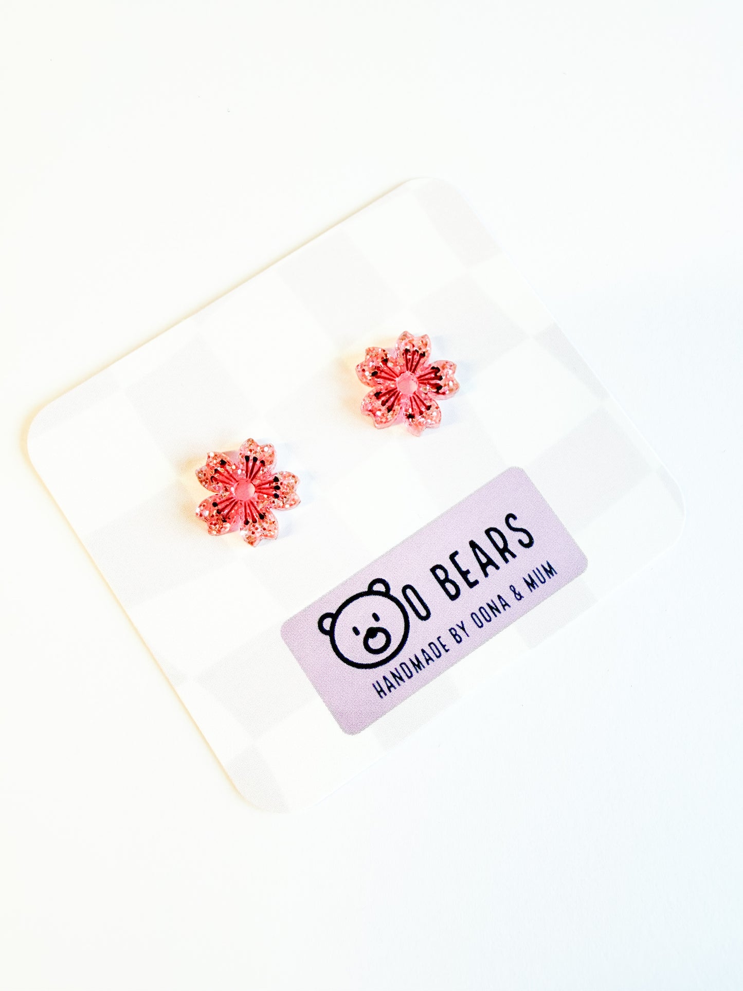 Cherry Blossom Hoops