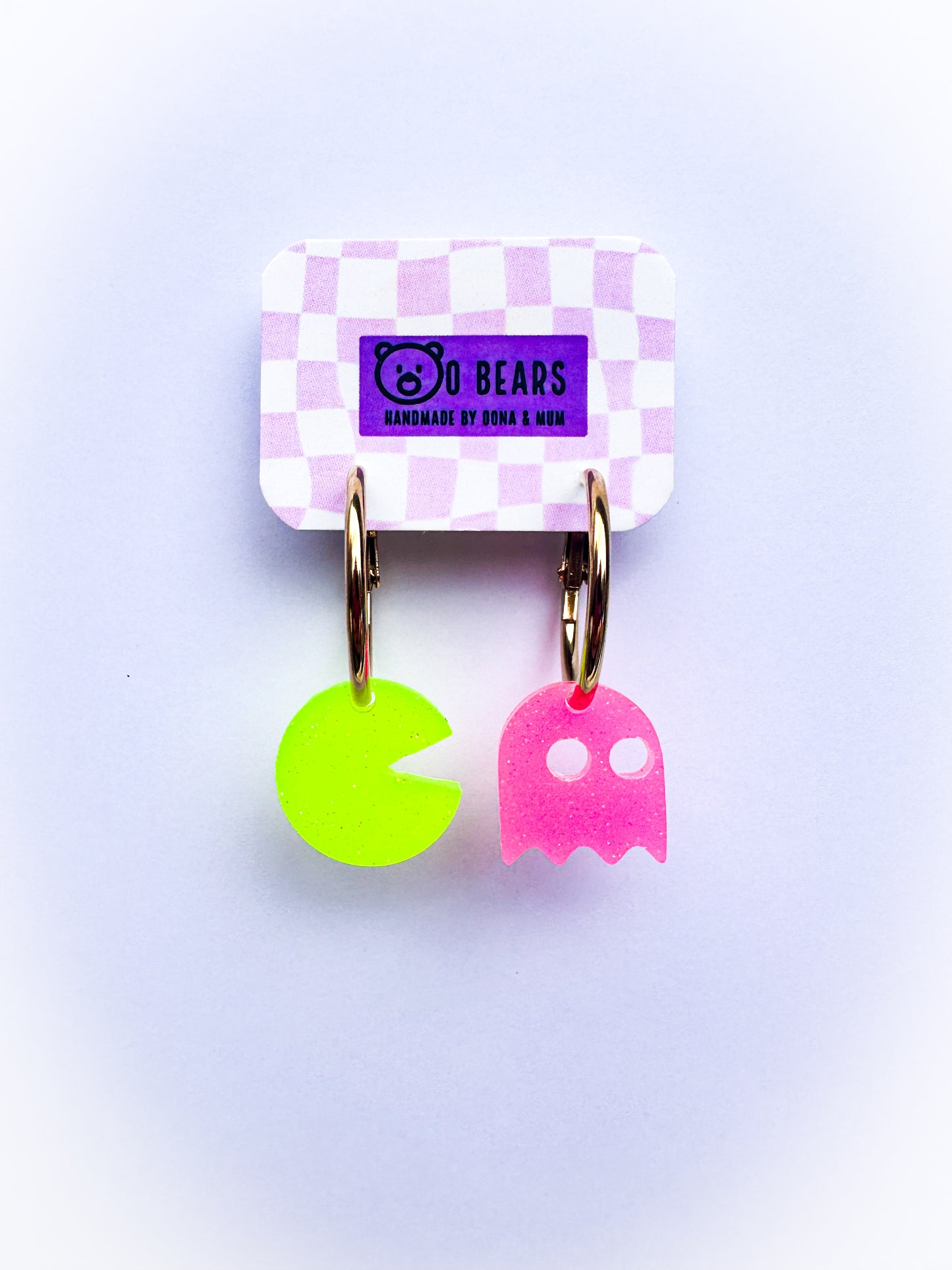 Retro Hoops Glow In Dark