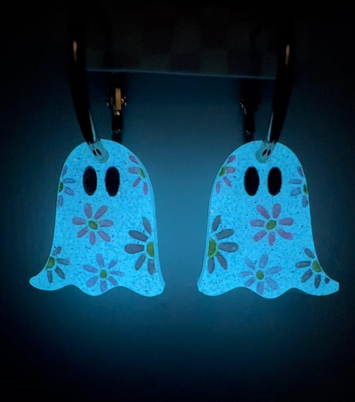 Ghost Hoops Glow In The Dark