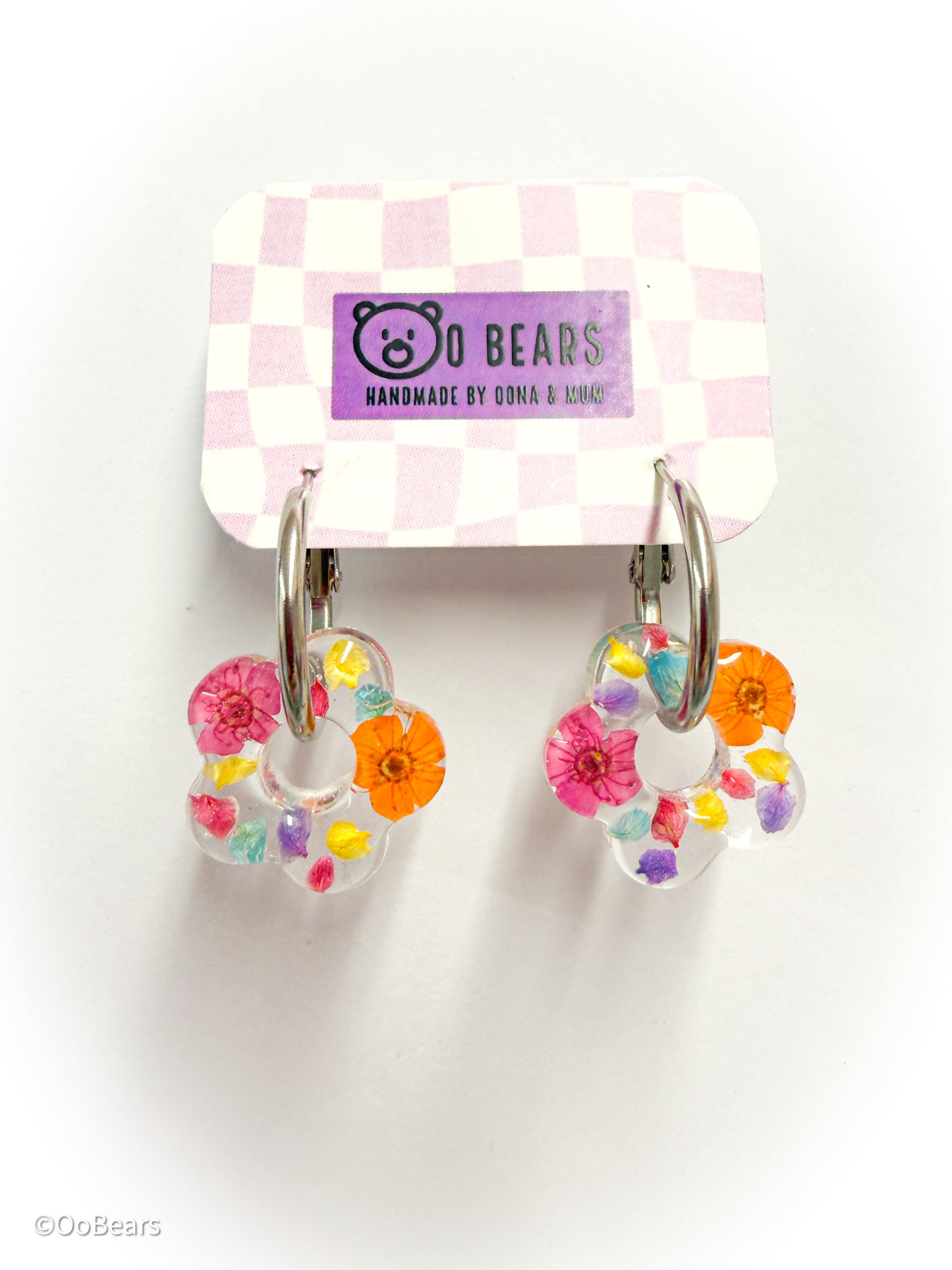 Confetti Floral Hoops