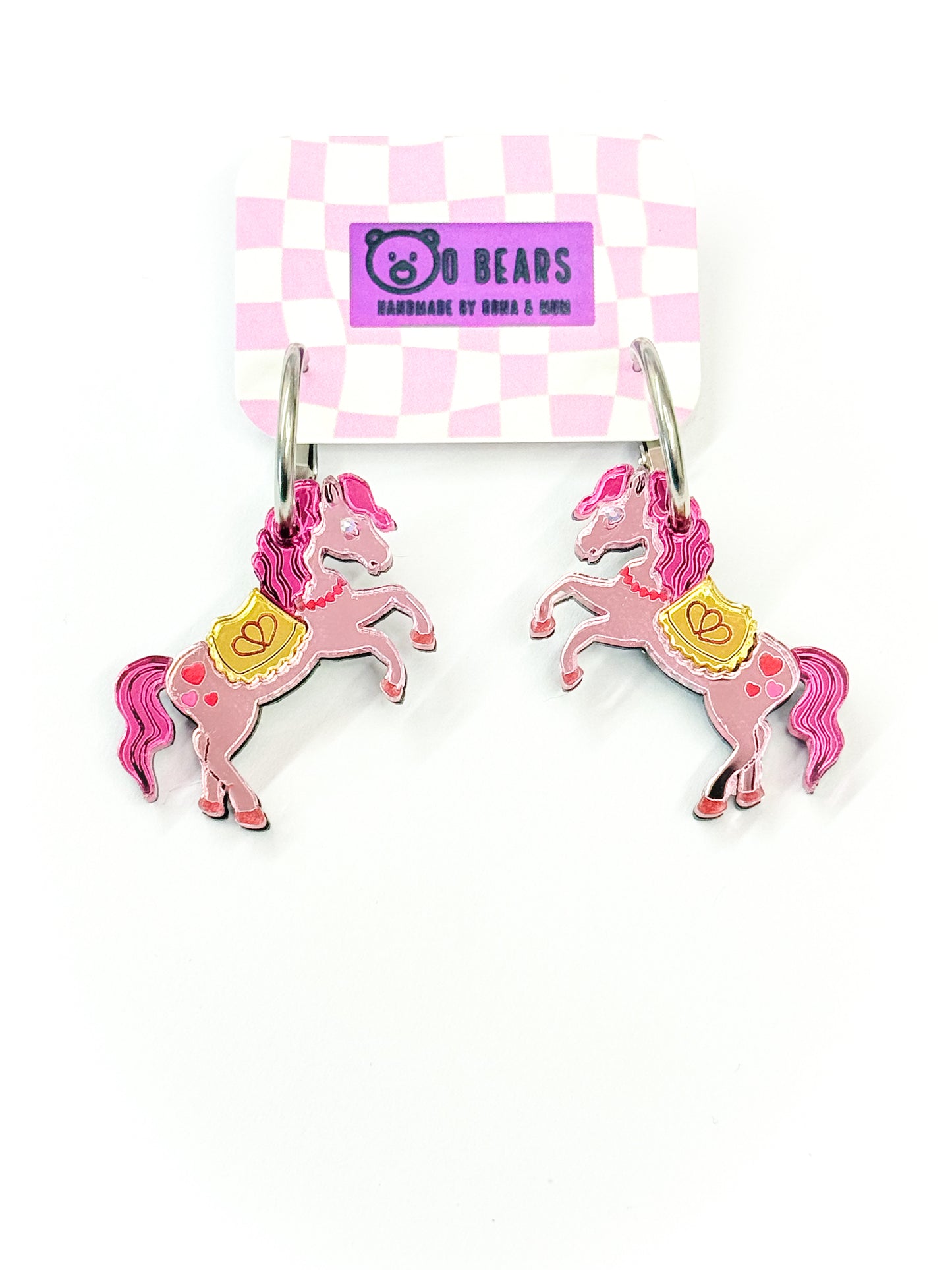 Pink Pony Hoops