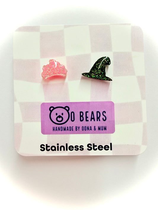 Bubble Crown & Hat Studs