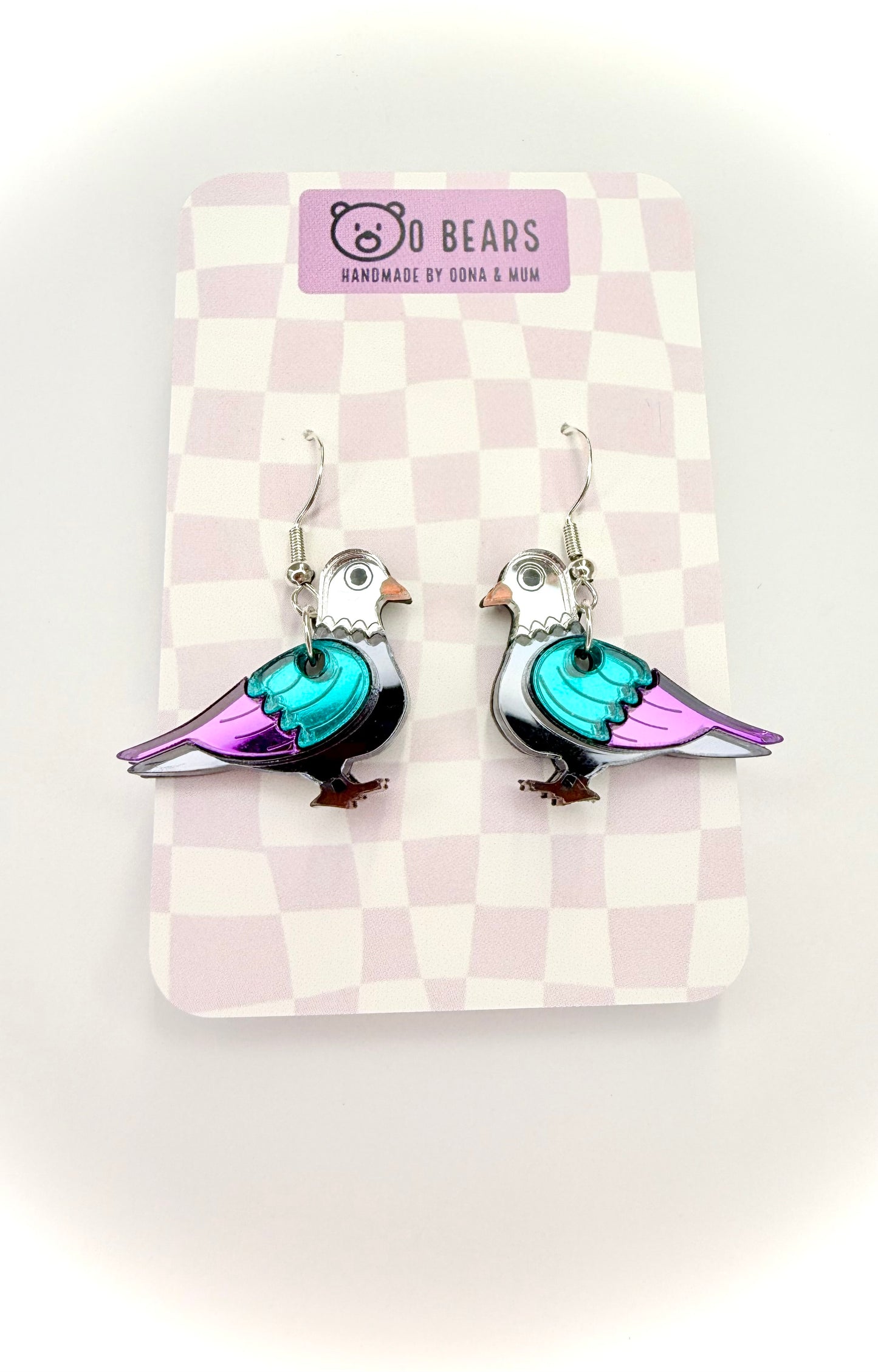 Pigeon Earrings