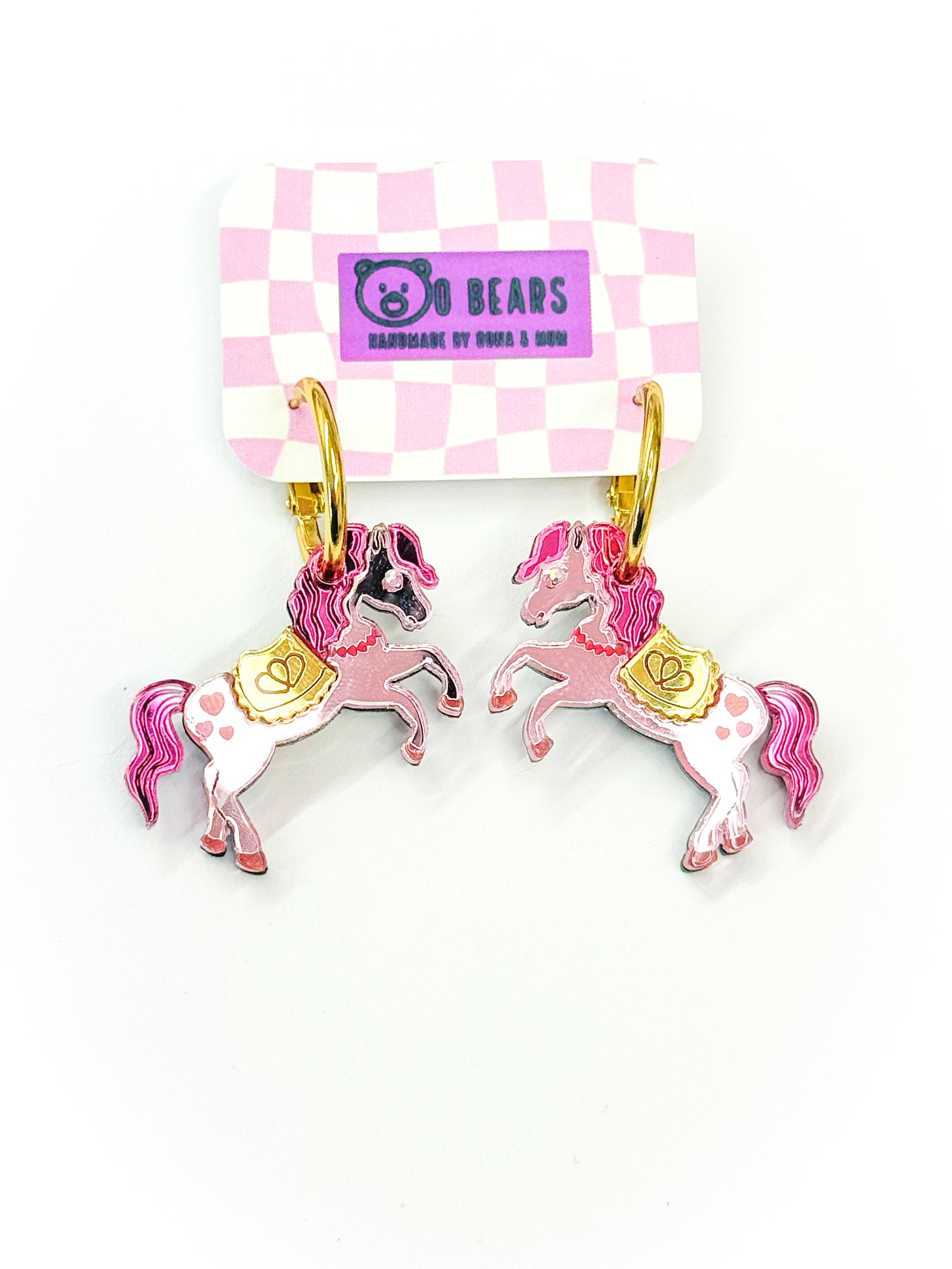 Pink Pony Hoops