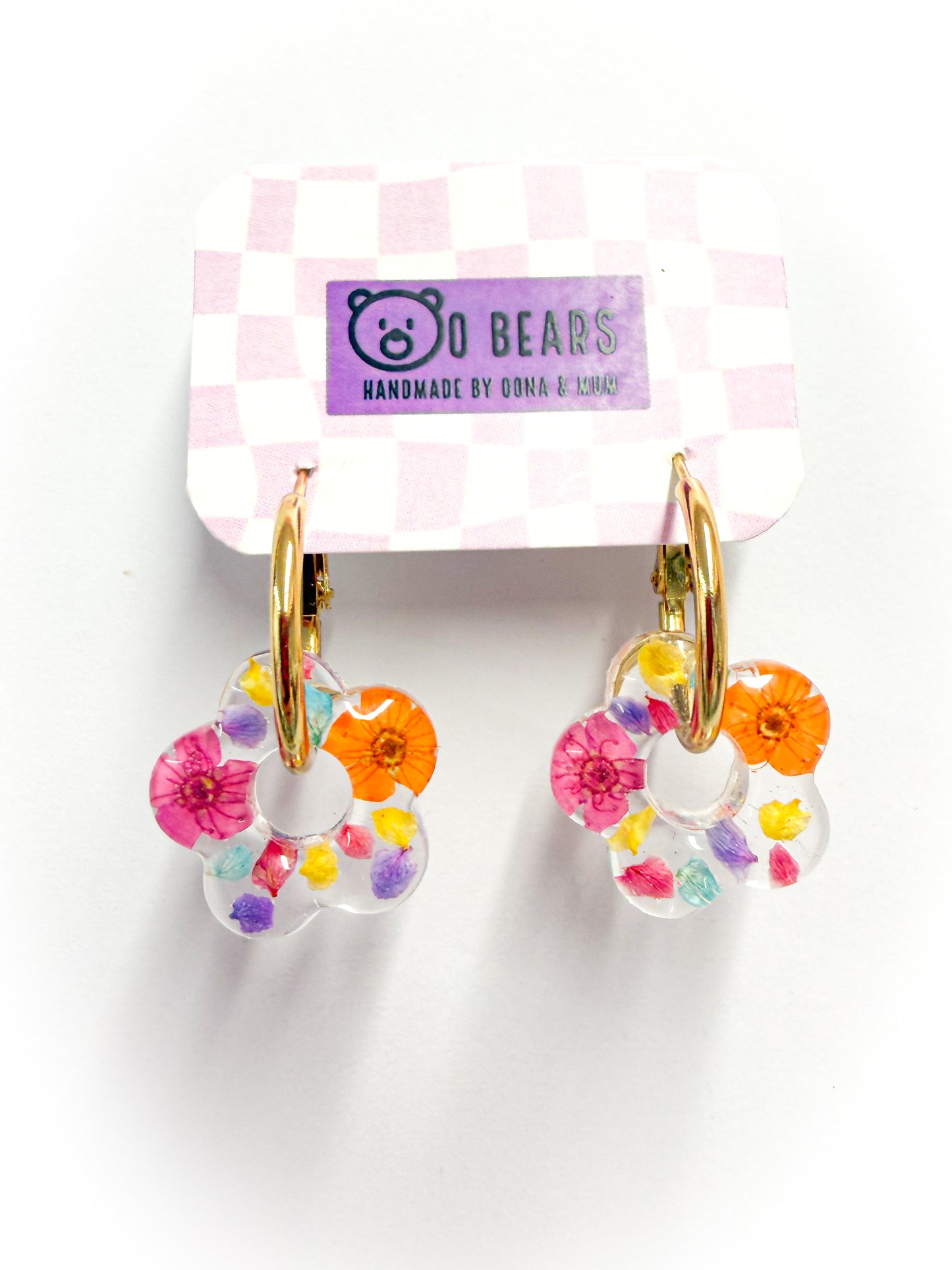 Confetti Floral Hoops